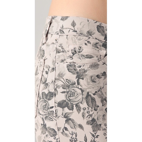 J Brand Cropped Floral Skinny Jeans - Picture 4 of 8